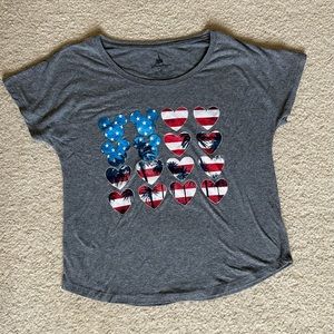 Disney Parks American flag Women’s top